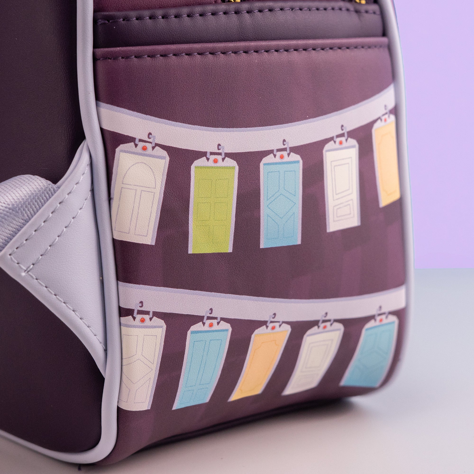 Loungefly x Disney Pixar Monsters Inc Mike and Sulley Door Scene Mini Backpack