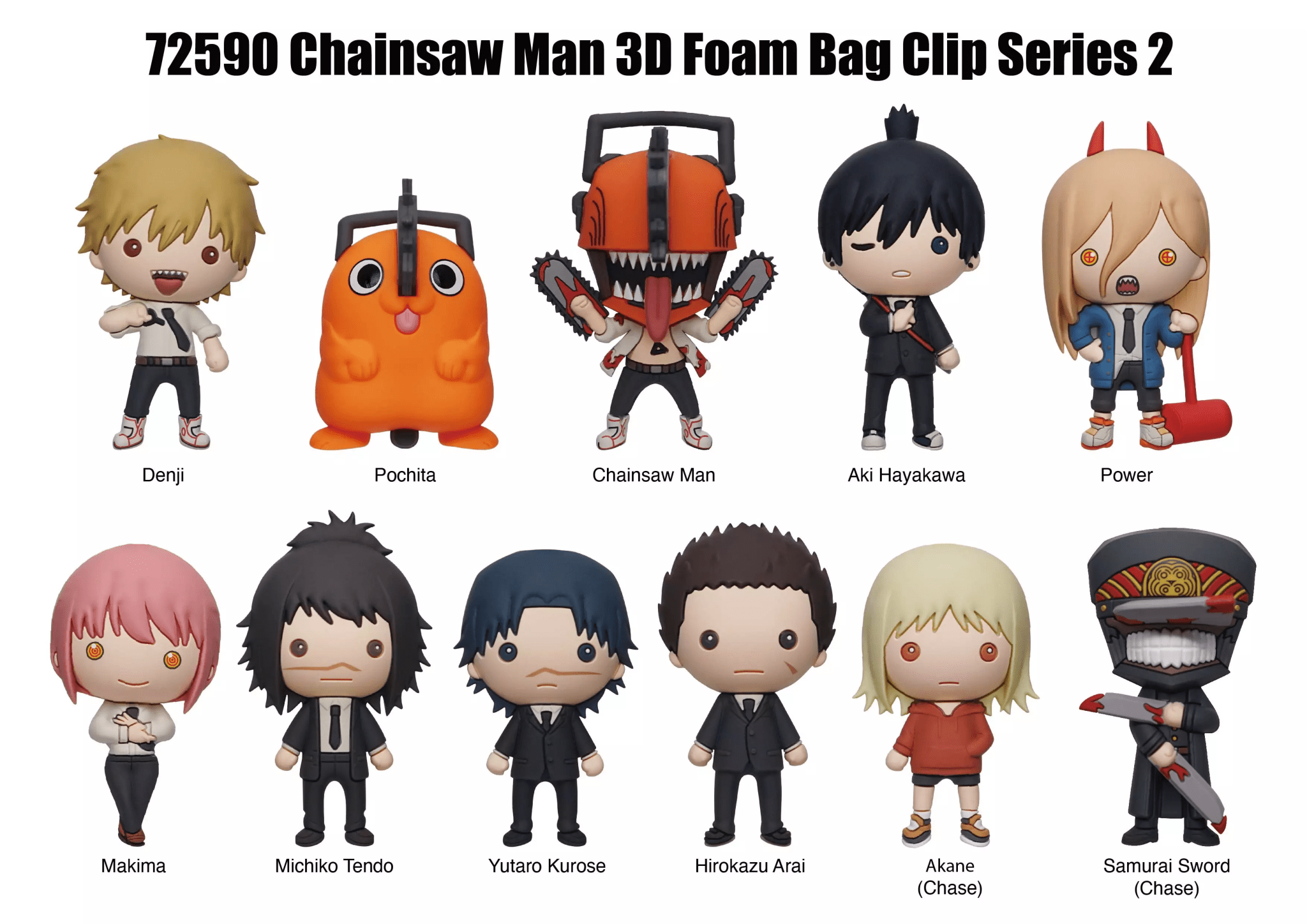Chainsaw Man Series 2 Blind Bag Mystery Bag Clip - GeekCore