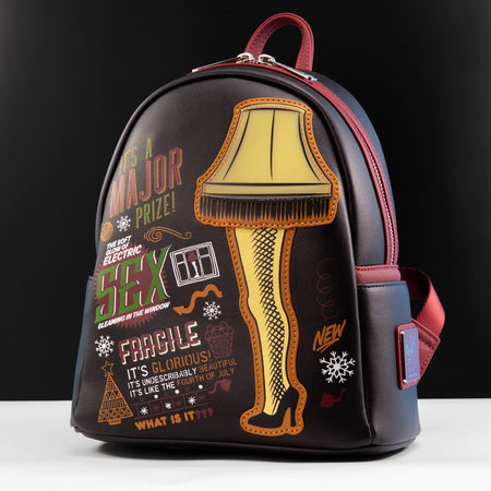 Loungefly x A Christmas Story Leg Lamp Mini Backpack - GeekCore