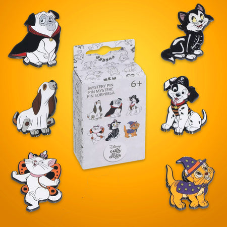 Loungefly x Disney Cats and Dogs at Halloween Blind Box Mystery Pin - GeekCore