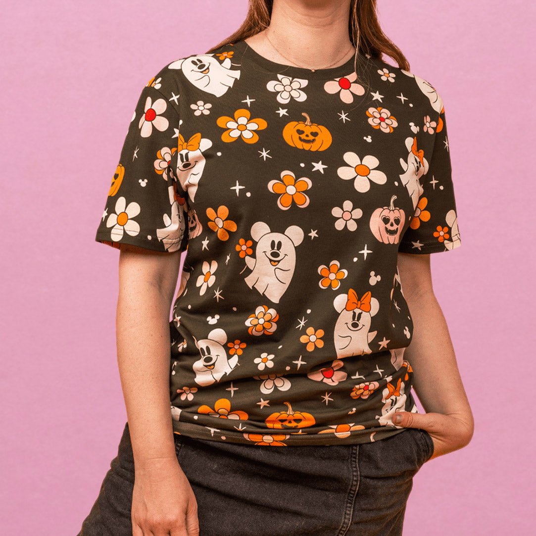 Loungefly x Disney Mickey and Friends Halloween Unisex Tee - GeekCore