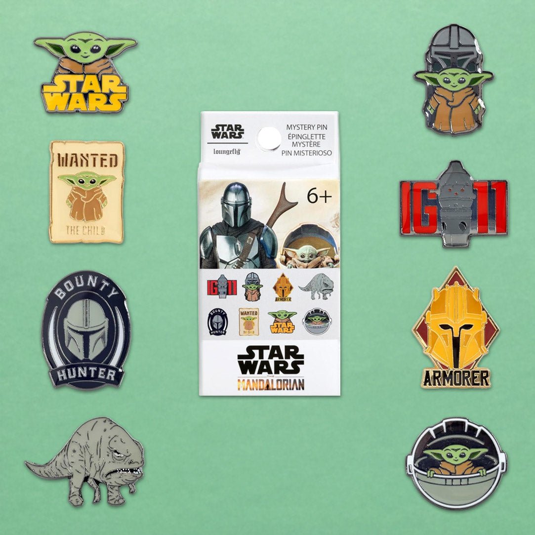 Loungefly x Star Wars The Mandalorian Blind Box Mystery Pin - GeekCore