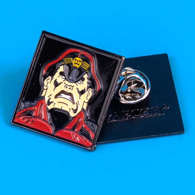 Street Fighter Single Character Enamel Pin - M.Bison - GeekCore