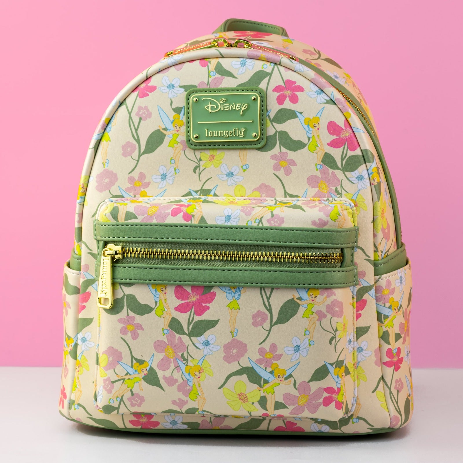 Loungefly x Disney Tinkerbell Pastel Flowers AOP Mini Backpack