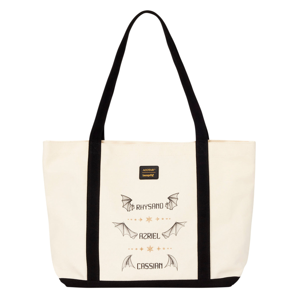 Loungefly x ACOTAR The Bat Boys Canvas Tote Bag