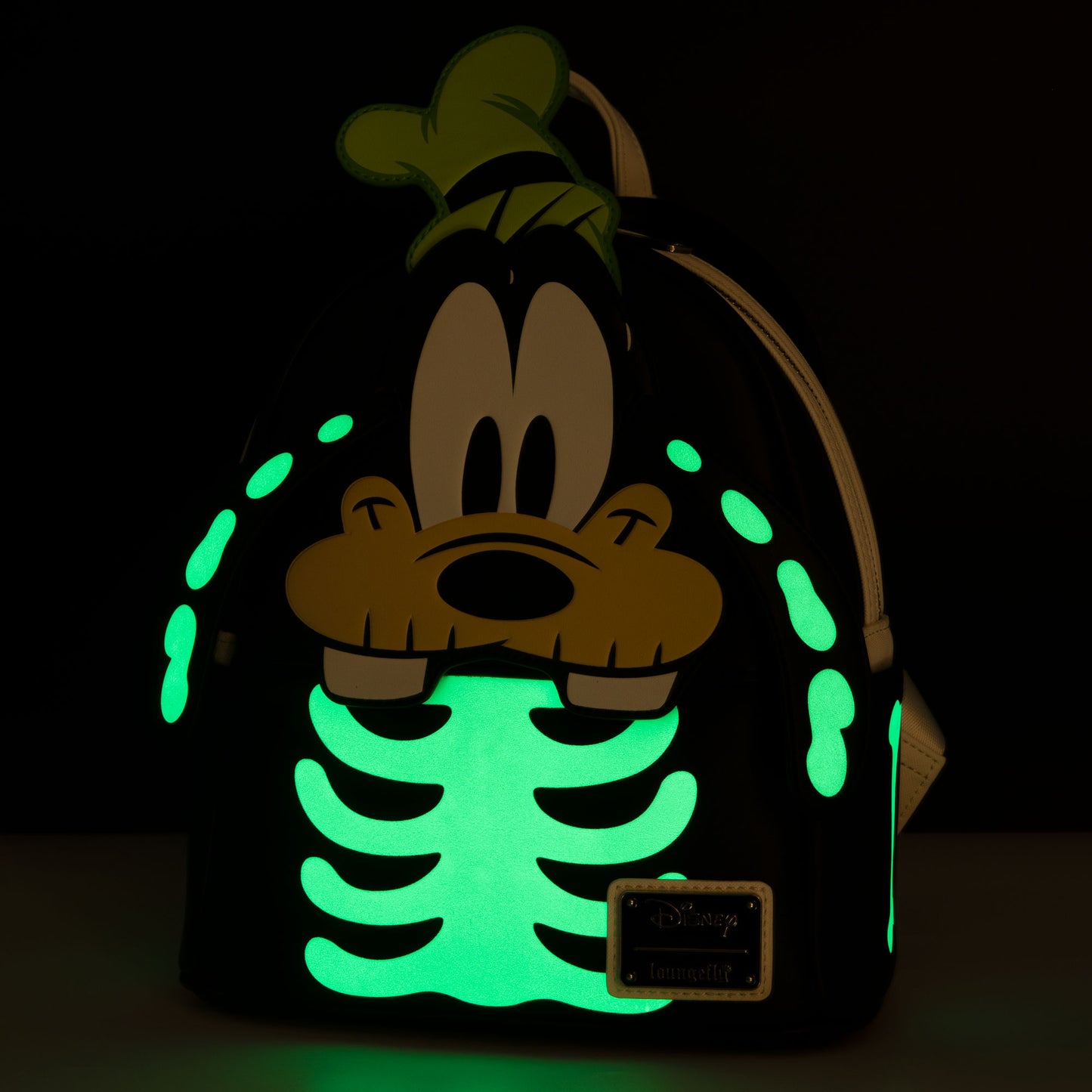 Loungefly x Disney Goofy Glow in the Dark Skeleton Cosplay Mini Backpack