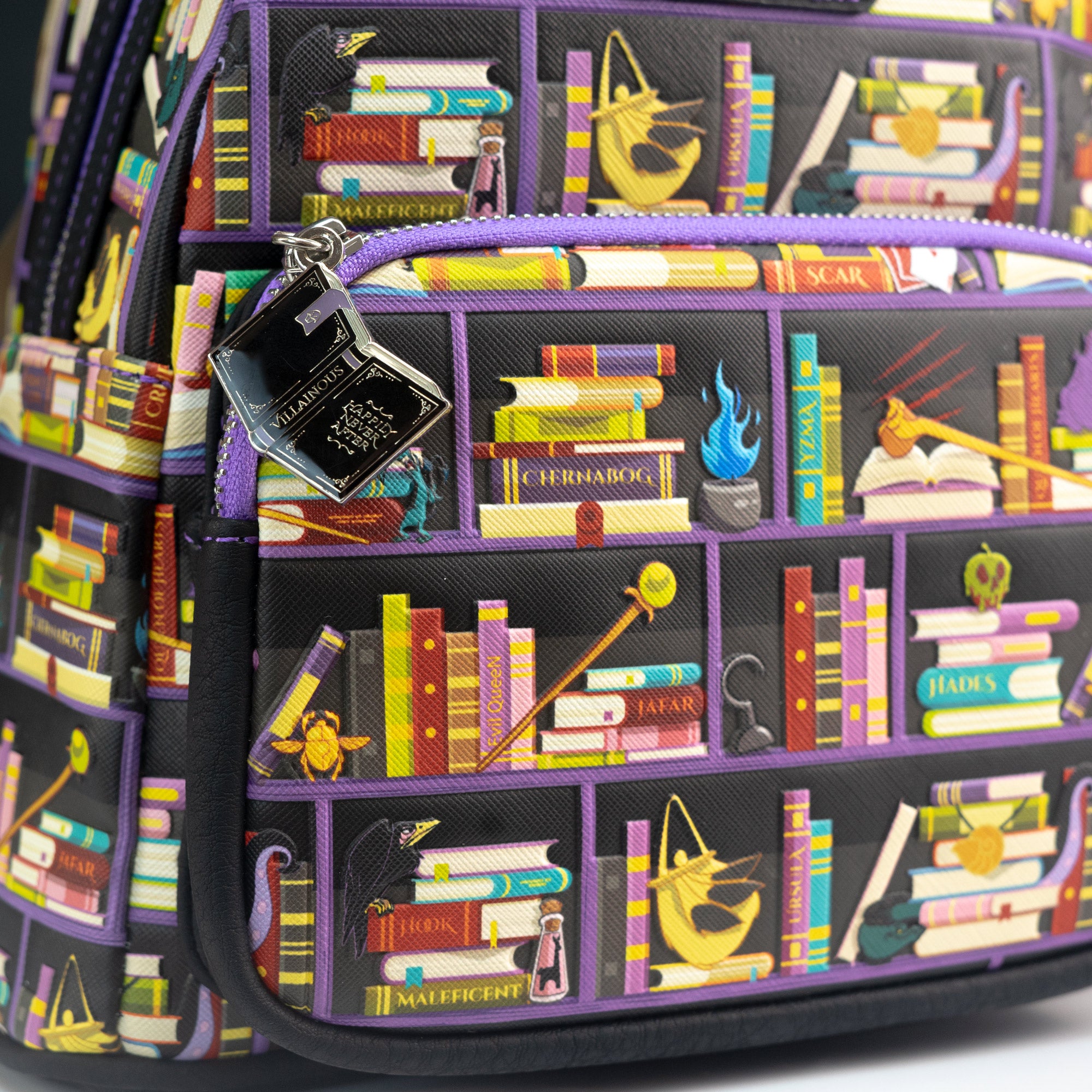Loungefly x Disney Villains Books Mini Backpack