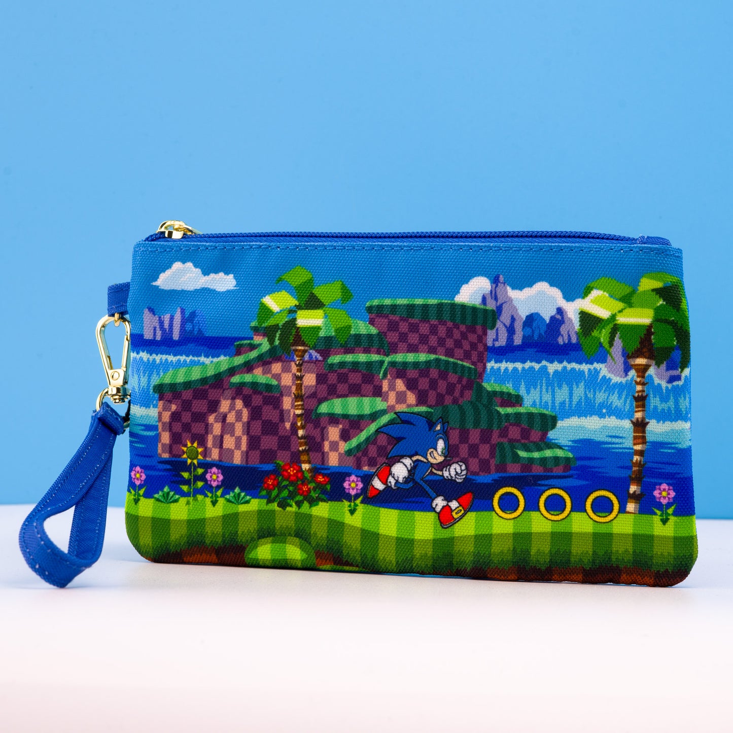 Loungefly x Sega Sonic the Hedgehog Green Hill Zone Wristlet