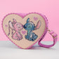 Loungefly x Disney Lilo and Stitch Heart Shaped Chocolate Box Crossbody Bag