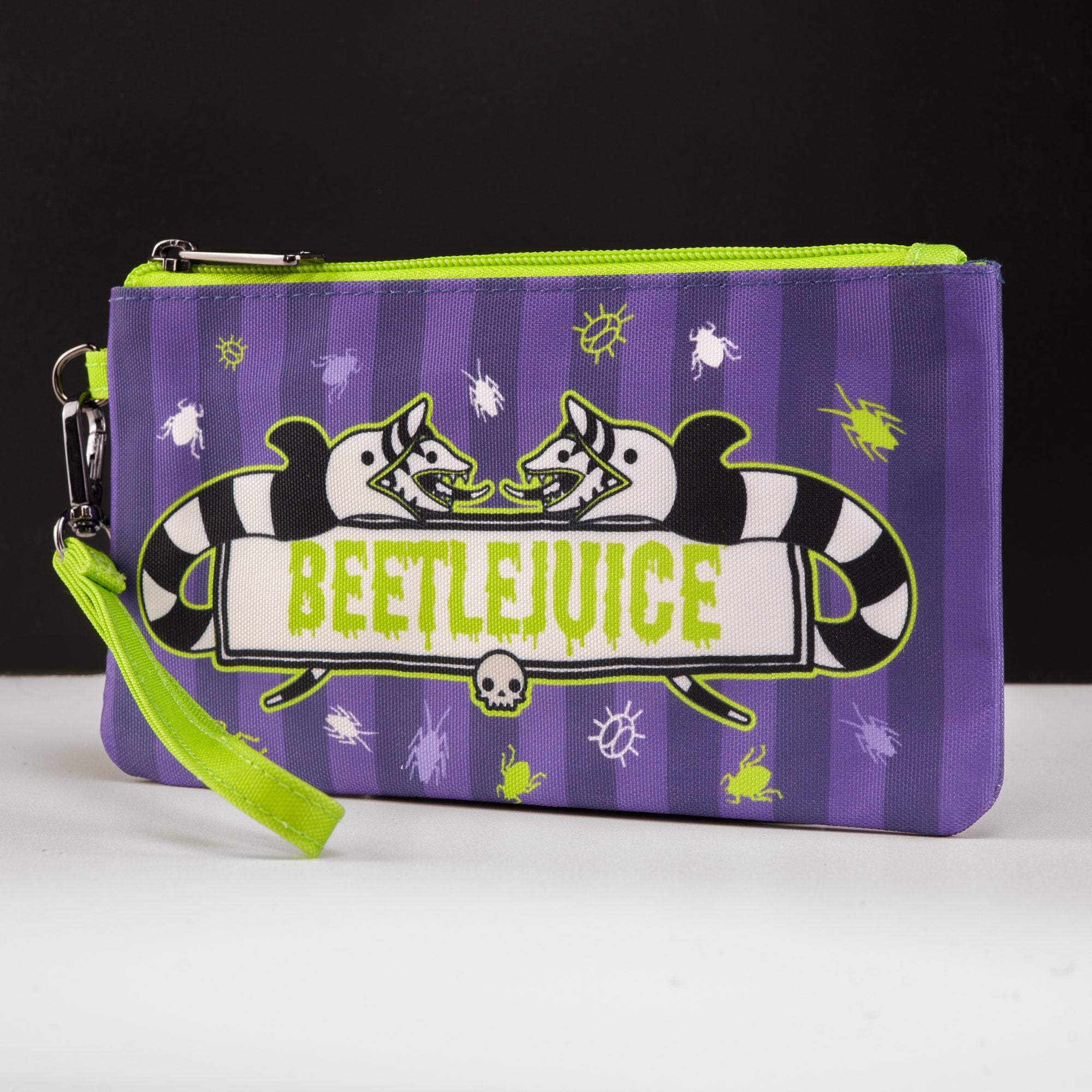 Loungefly x Beetlejuice and Sandworm Wristlet