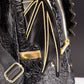 Loungefly Originals Black and Gold Dragon Mini Backpack