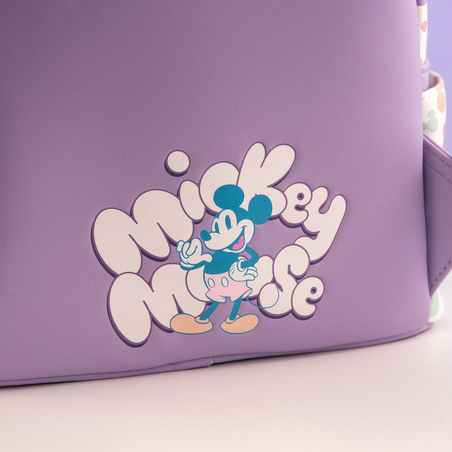 Loungefly x Disney Mickey Mouse Pastel AOP Sequin Mini Backpack