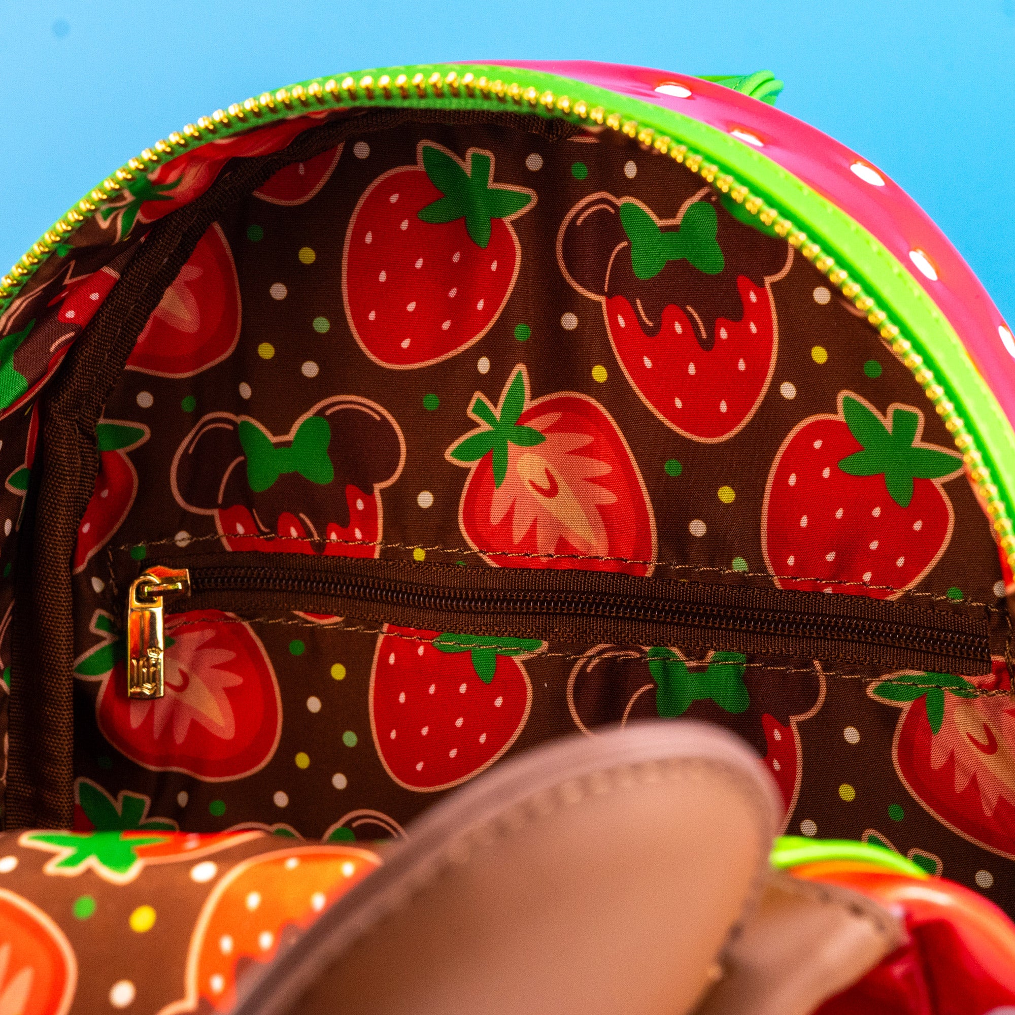 Loungefly x Disney Minnie Mouse Chocolate Strawberry Scented Mini Backpack