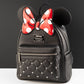 Loungefly x Disney Minnie Mouse Quilted Polka Dot Bow Mini Backpack