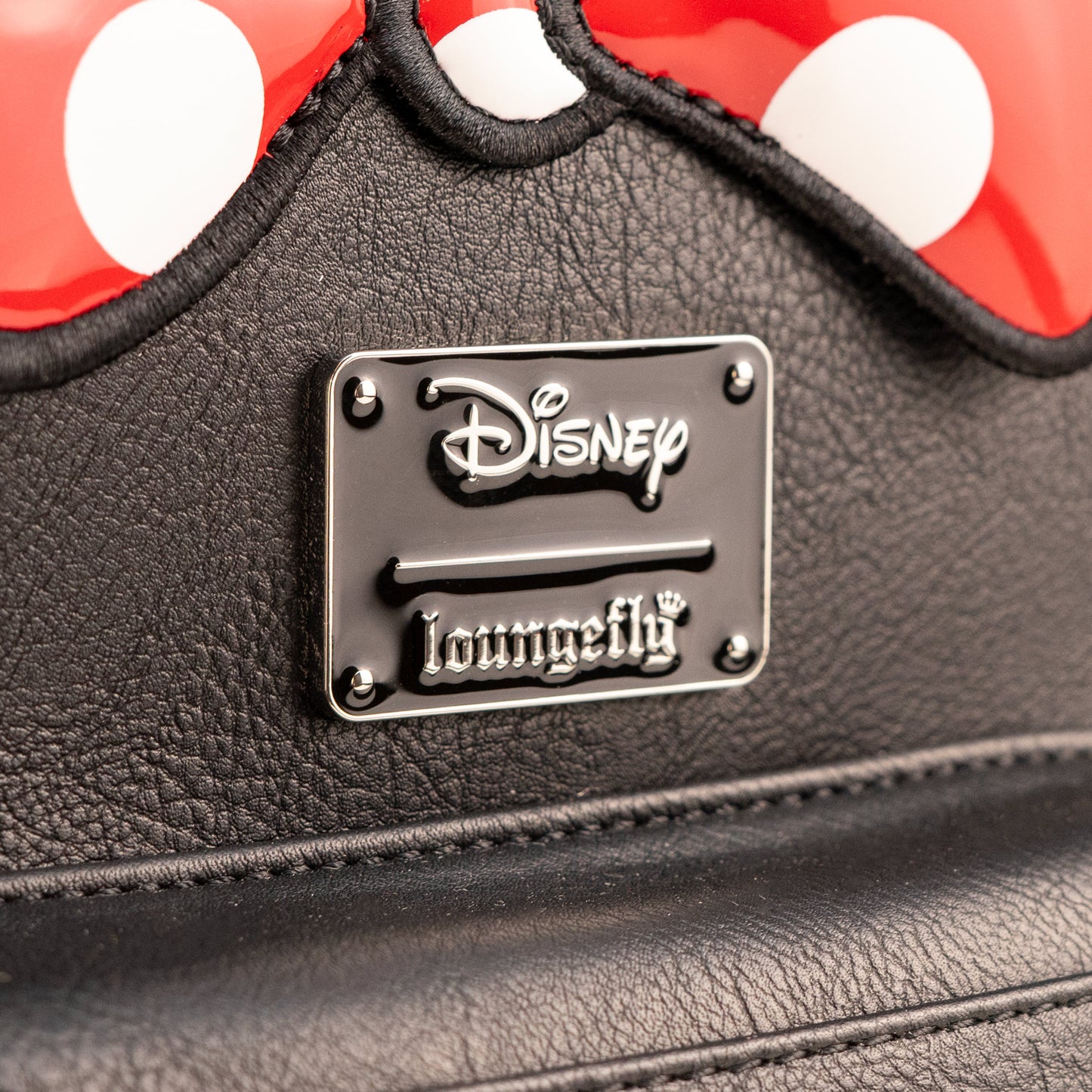 Loungefly x Disney Minnie Mouse Quilted Polka Dot Bow Mini Backpack