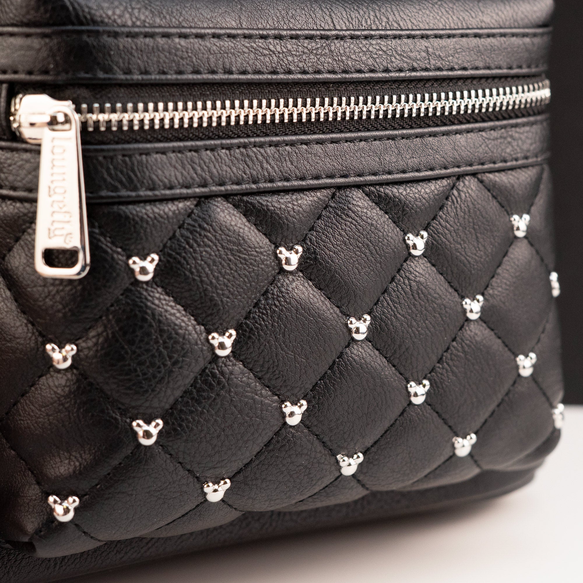 Loungefly x Disney Minnie Mouse Quilted Polka Dot Bow Mini Backpack