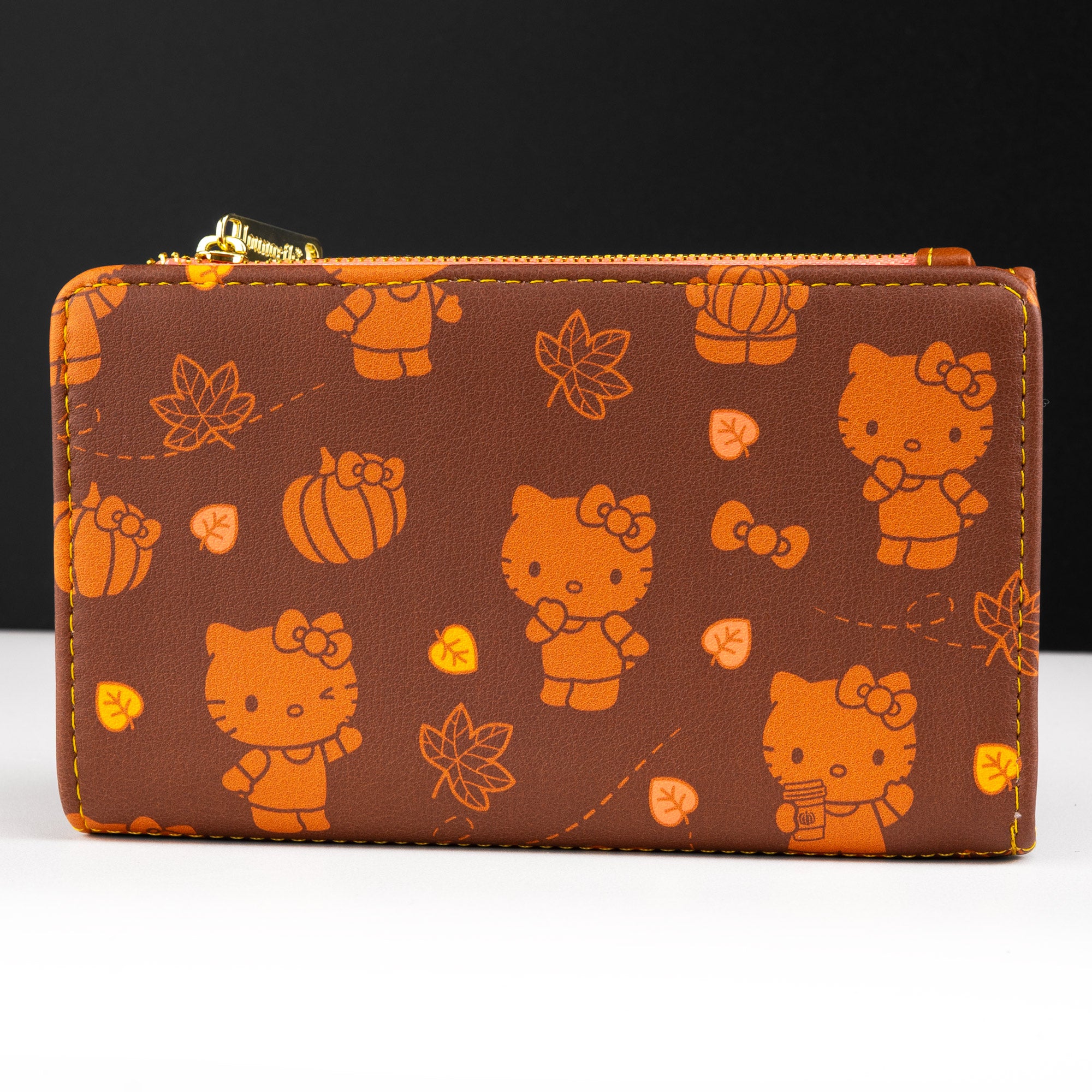 Loungefly x Hello Kitty Pumpkin Spice Print Flap Purse