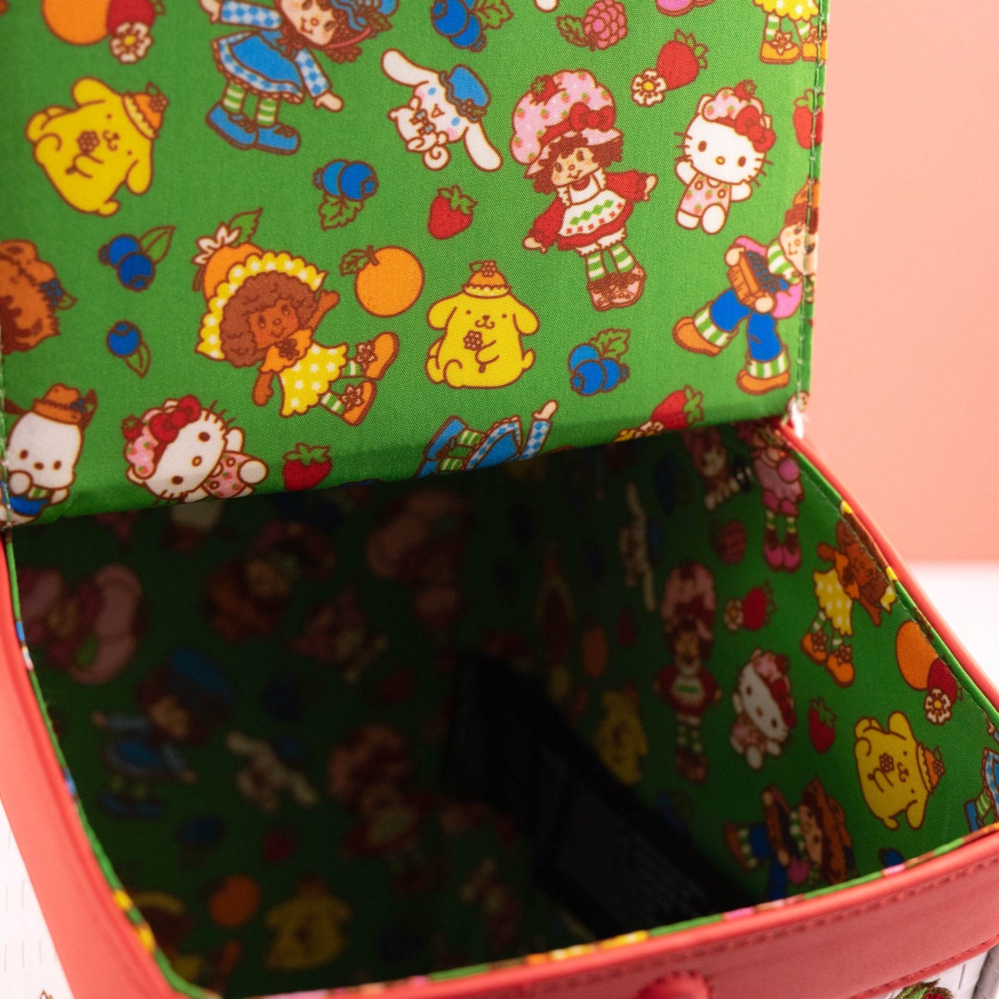 Loungefly x Sanrio x Strawberry Shortcake Figural Picnic Basket Crossbody Bag