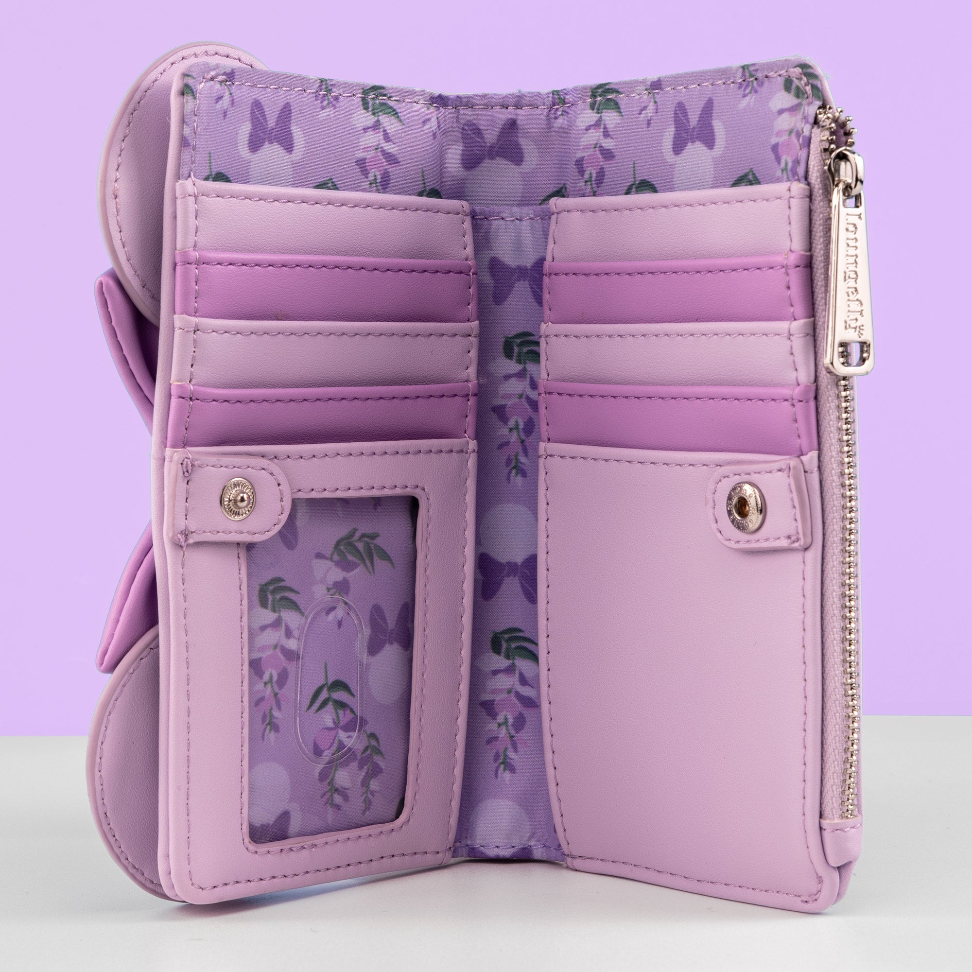 Loungefly x Disney Minnie Mouse Wisteria Floral Scented Wallet