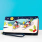 Loungefly x Disney Mickey and Minnie Holiday Flap Wallet