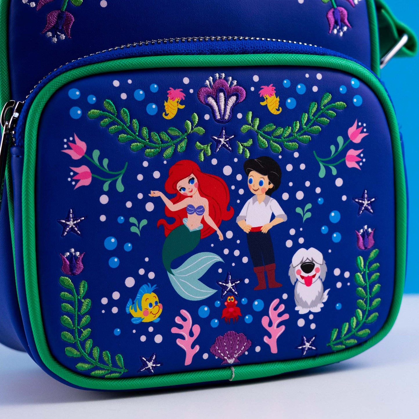 Loungefly x Disney Little Mermaid, Eric and Max Crossbody Bag