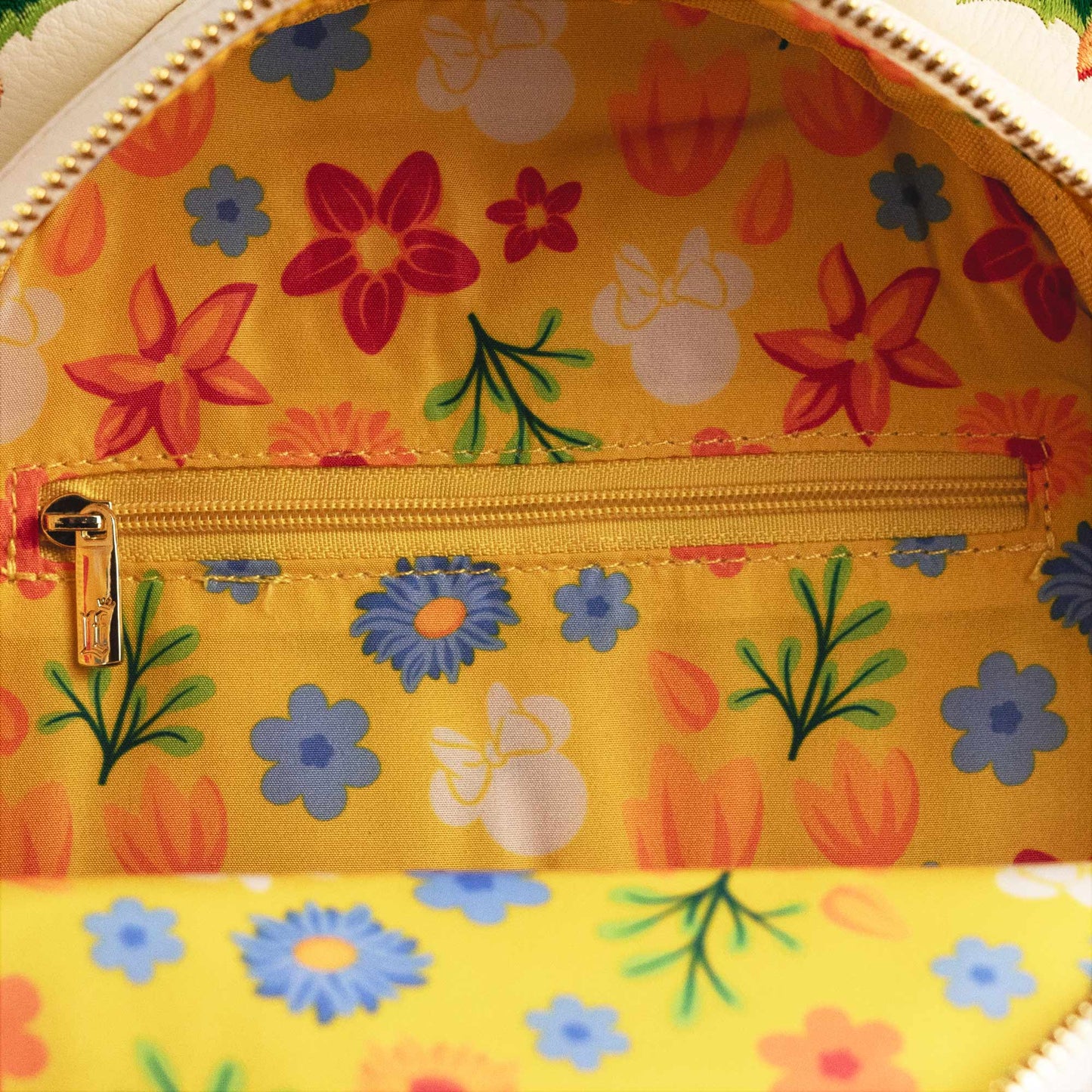 Loungefly x Disney Minnie Mouse Floral Tassel Mini Backpack