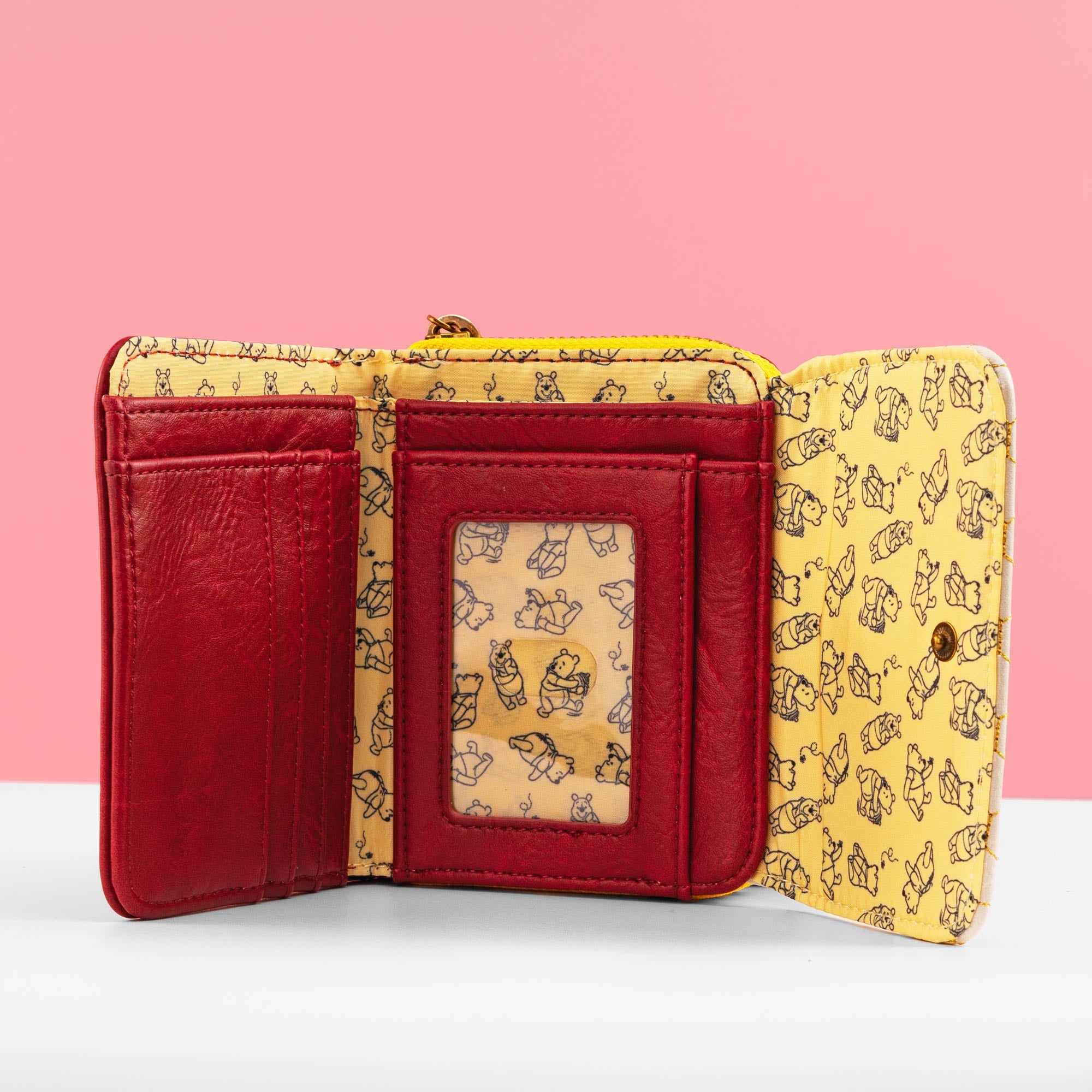 Loungefly x Disney Winnie the Pooh Minimalist Honeycomb Quilted Wallet