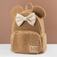 Loungefly x Disney Minnie Mouse Wool Sherpa Cosplay Mini Backpack