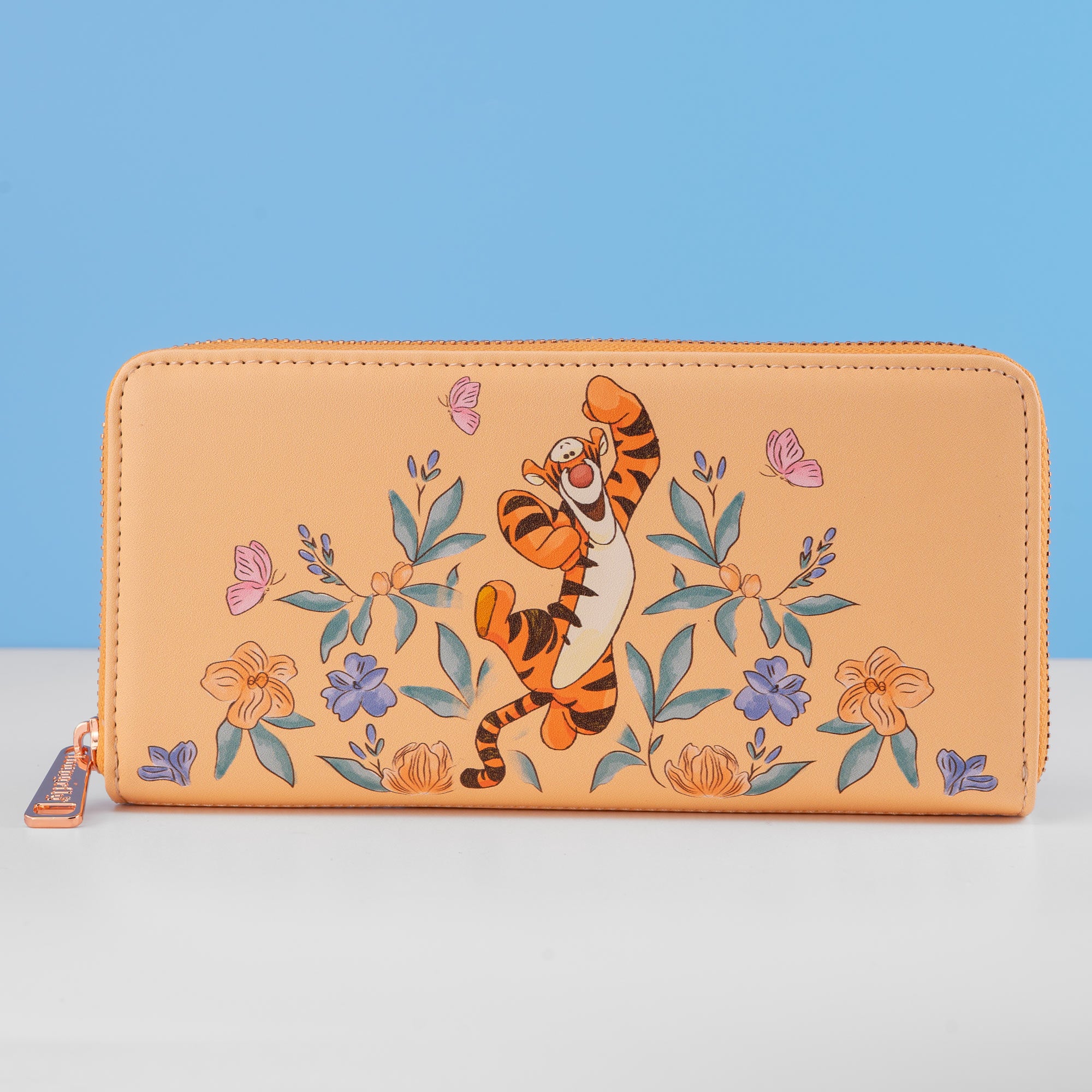 Loungefly x Disney Tigger Floral Zip Around Purse