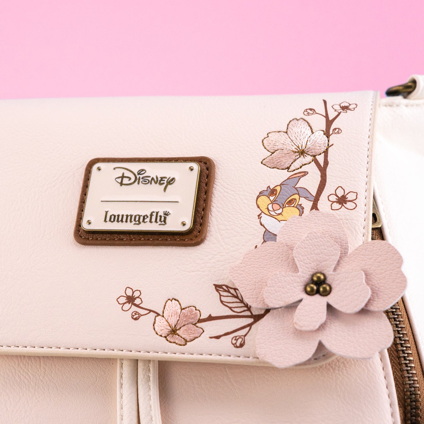 Loungefly x Disney Bambi Cherry Blossom Flap Mini Backpack