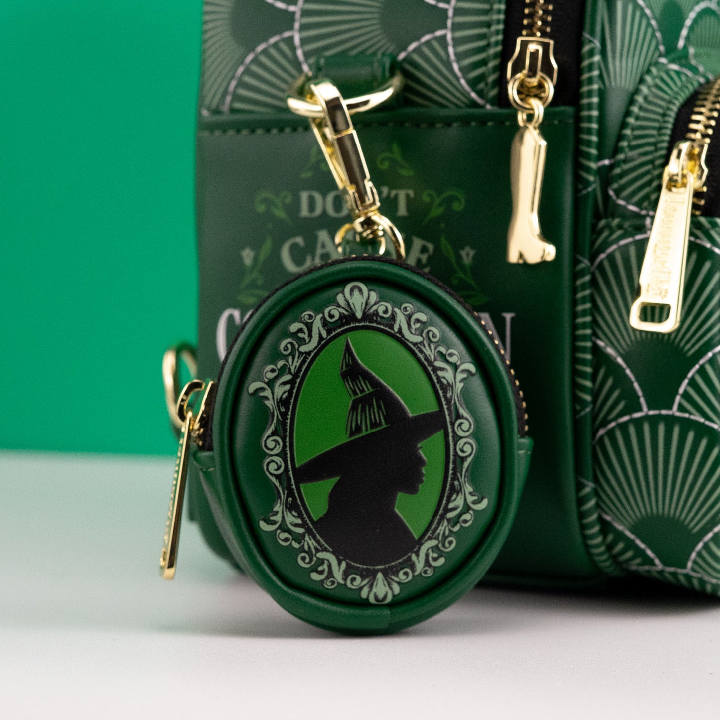 Loungefly x Wicked Elphaba Green Convertible Mini Backpack