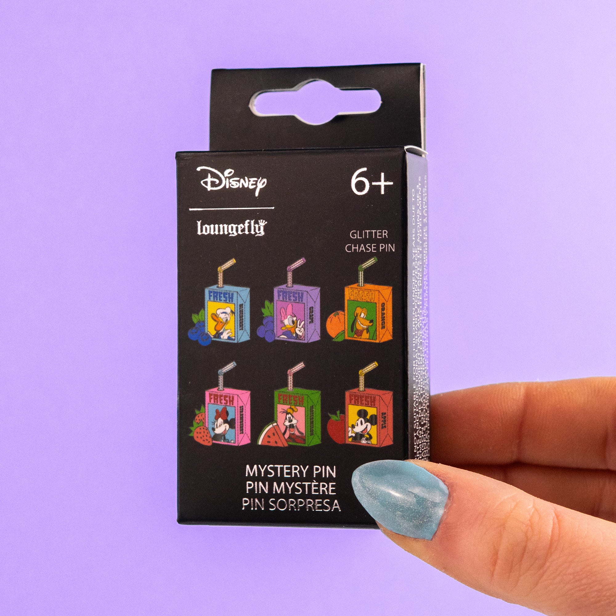 Loungefly x Disney Mickey & Friends Juice Boxes Blind Box Mystery Pin