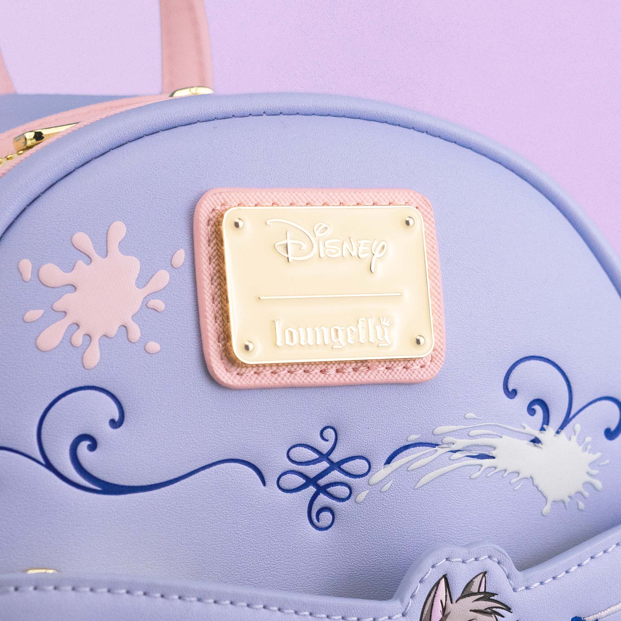 Loungefly x Disney The Aristocats Kittens Piano Paint Scene Mini Backpack