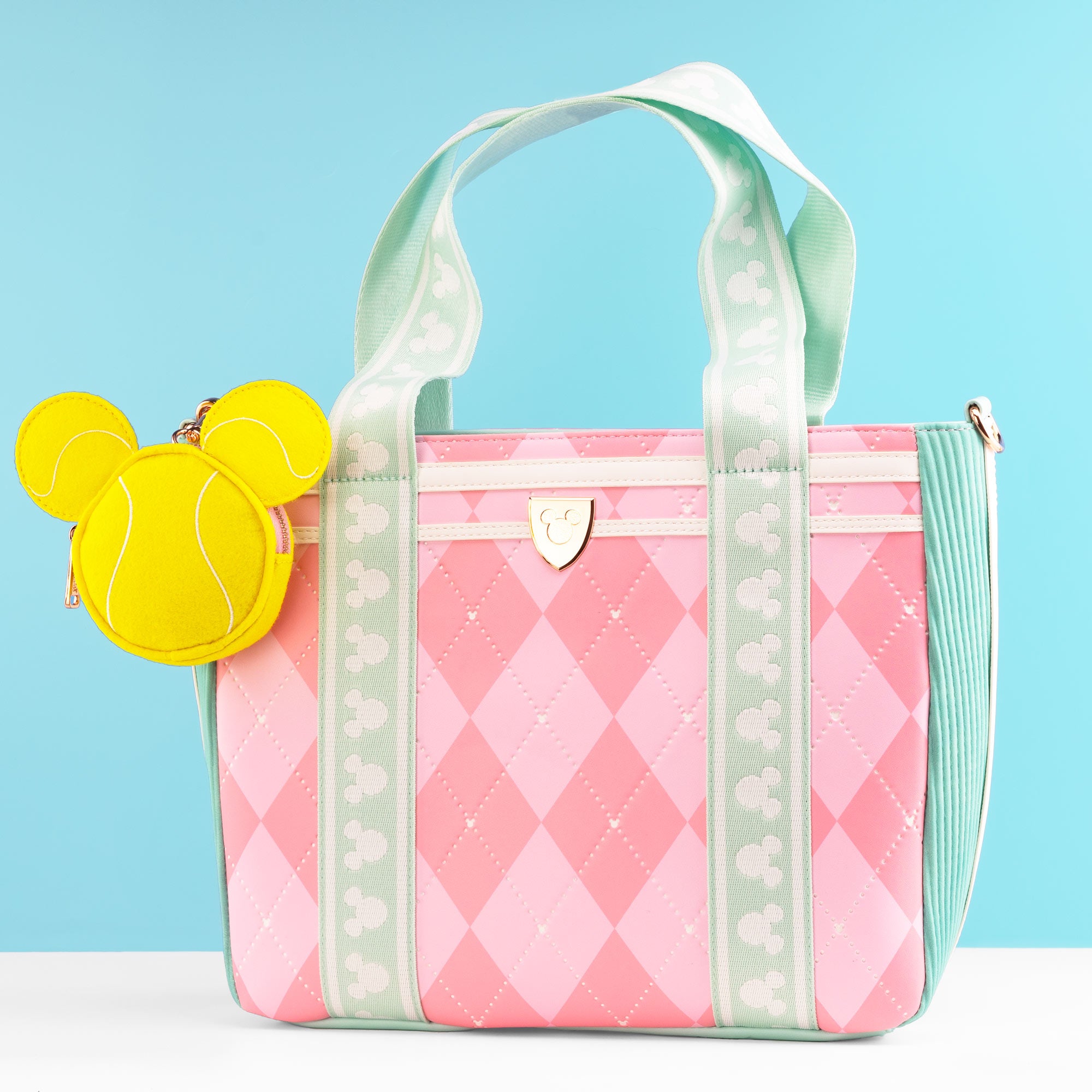 Loungefly x Disney Mickey & Friends Tennis Tote Bag With Coin Bag