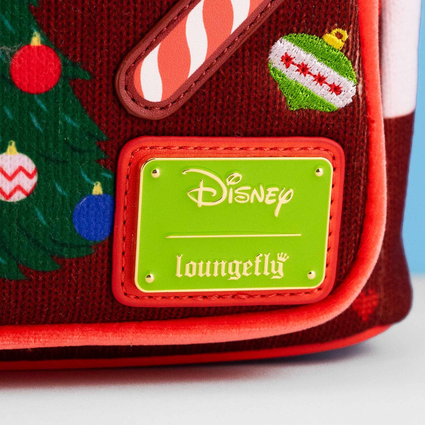Loungefly x Disney Minnie Mouse Ugly Christmas Jumper Mini Backpack