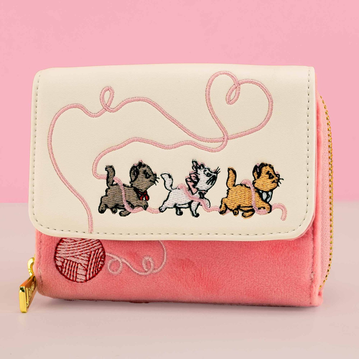 Loungefly x Disney The Aristocats Heart Yarn Plush Wallet