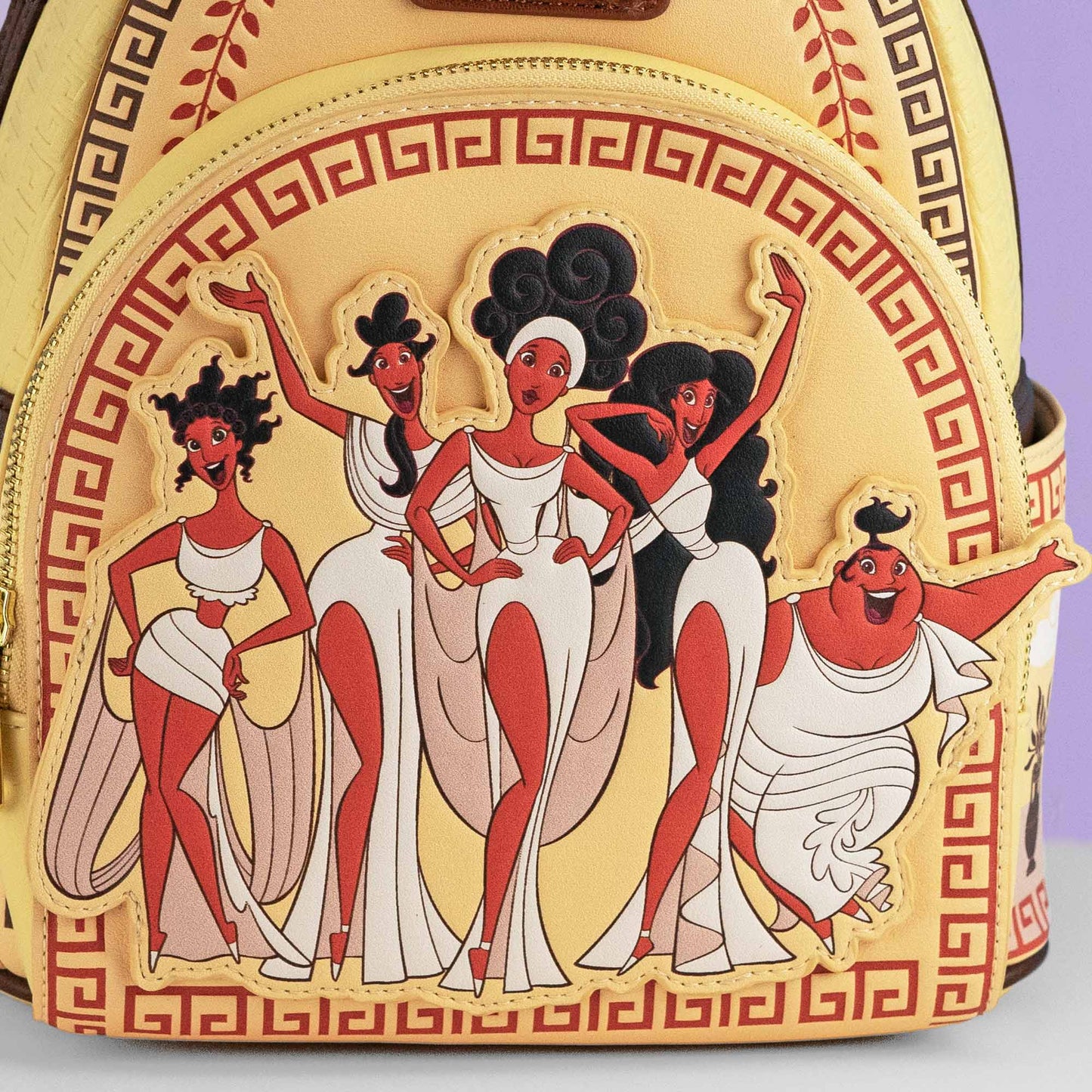 Loungefly x Disney Hercules Muses Embossed Mini Backpack