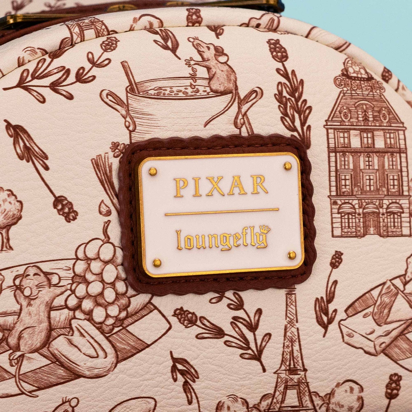 Loungefly x Disney Ratatouille Remy Sketches Mini Backpack