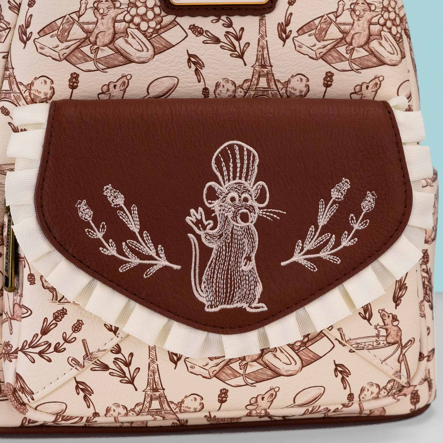 Loungefly x Disney Ratatouille Remy Sketches Mini Backpack