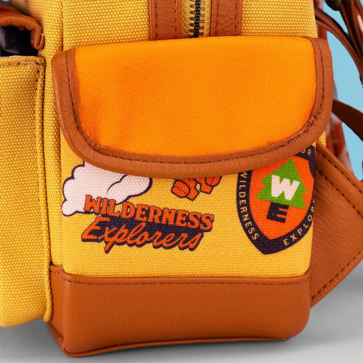 Loungefly x Pixar Up Russell Wilderness Explorer Patches Mini Backpack
