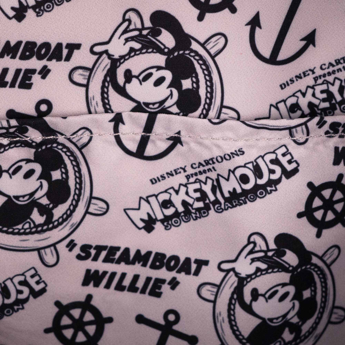 Loungefly x Disney Steamboat Willie Convertible Mini Backpack