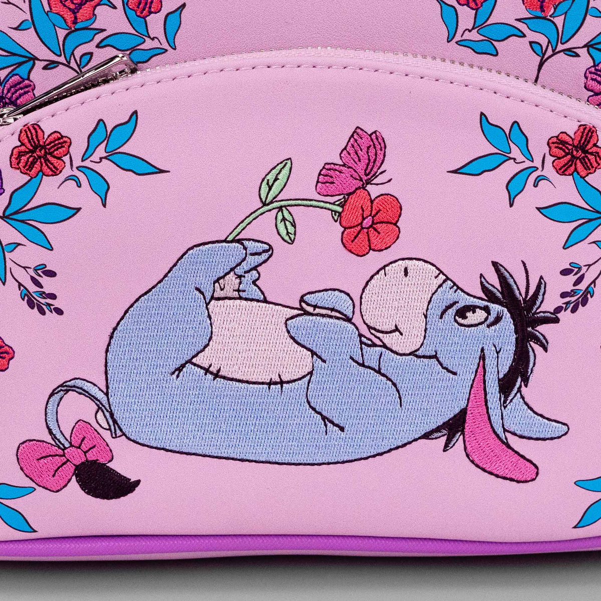 Loungefly x Disney Winnie the Pooh Eeyore Floral Bow Mini Backpack