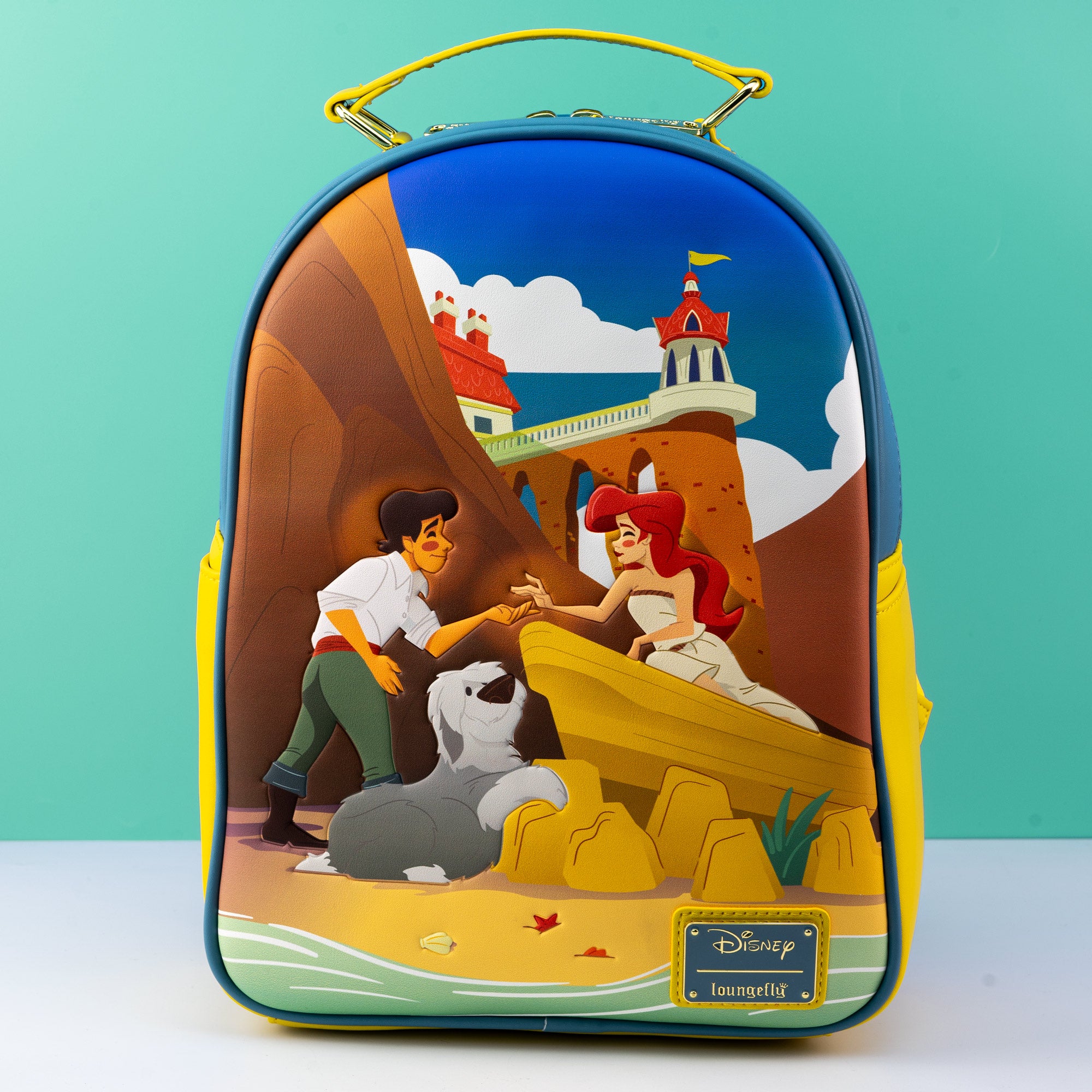 Loungefly x Disney The Little Mermaid Ariel and Eric Beach Mini Backpack