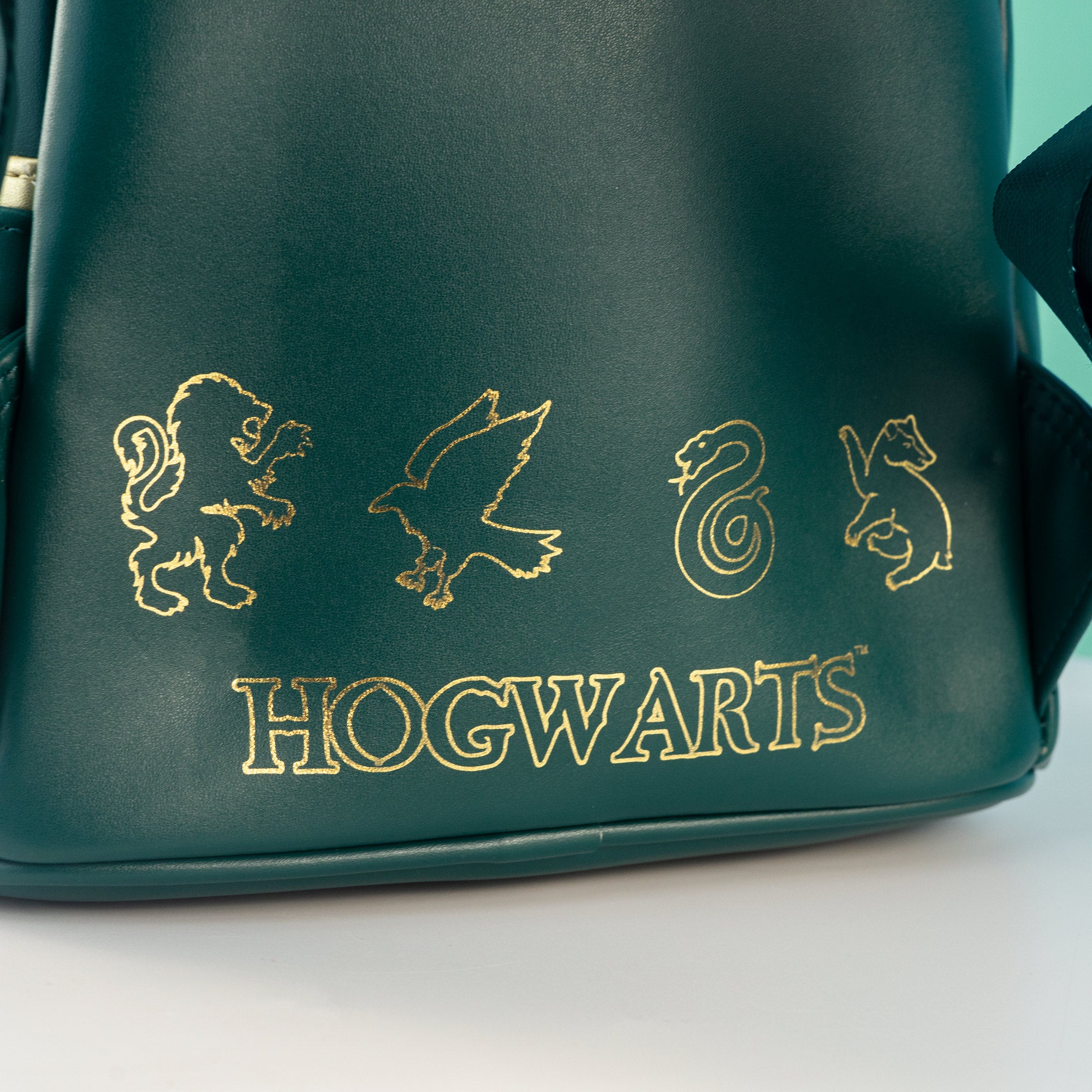 Loungefly x Harry Potter Golden Hogwarts Castle Mini Backpack