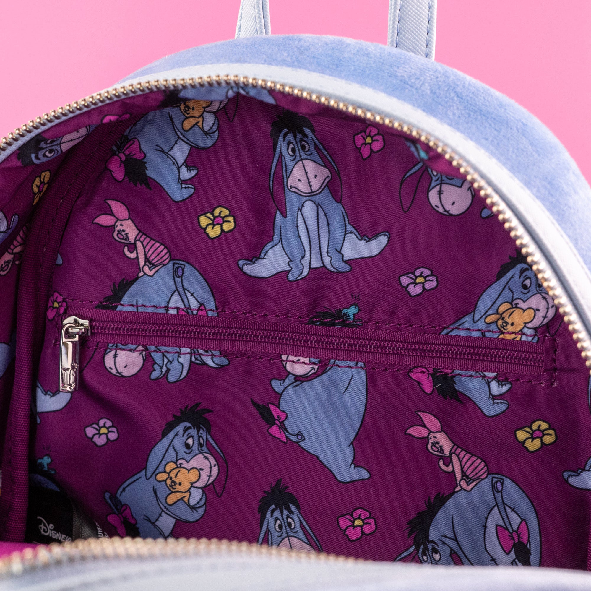 Loungefly x Disney Winnie the Pooh Eeyore & Piglet Plush Mini Backpack