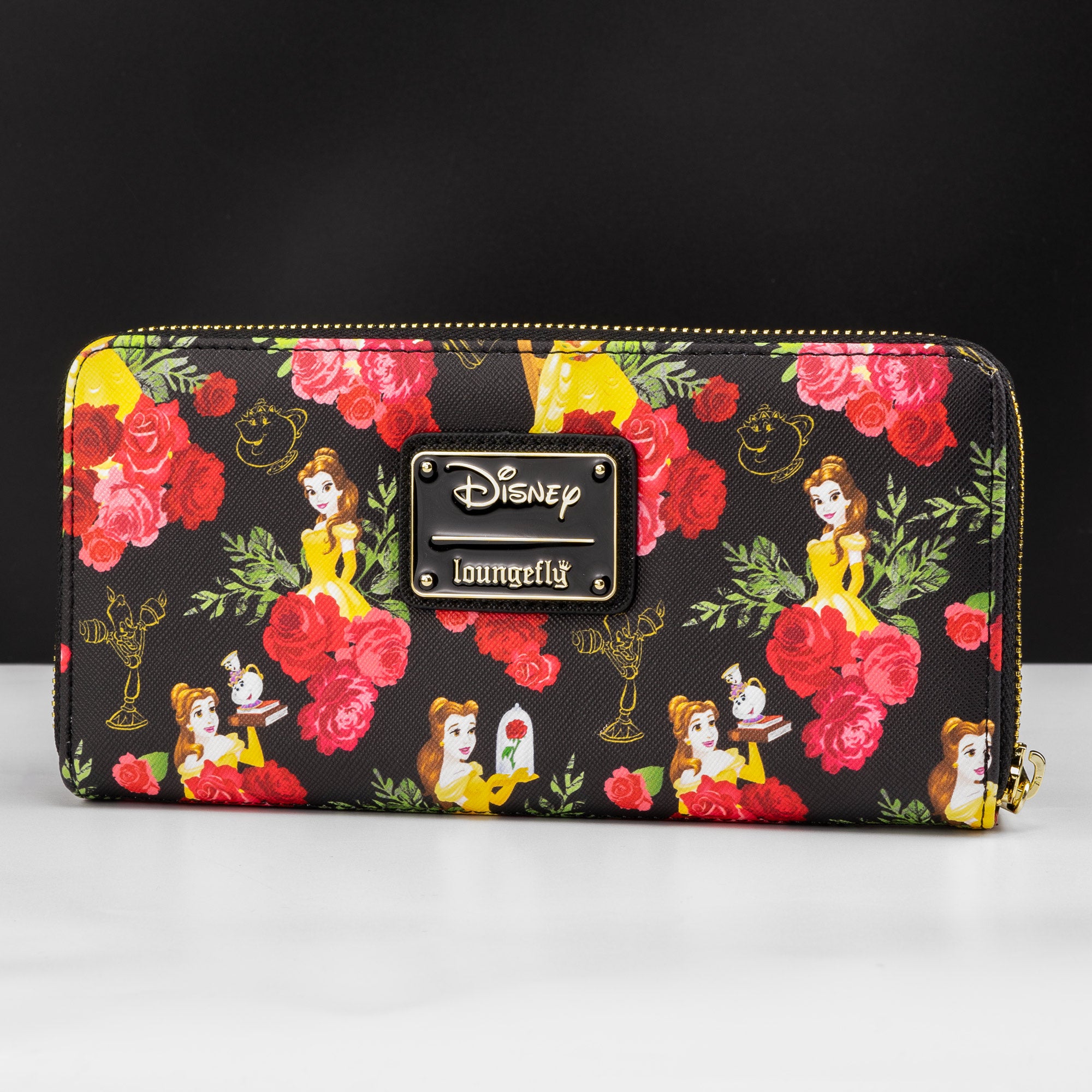 Loungefly x Disney Beauty and the Beast Belle Roses Purse