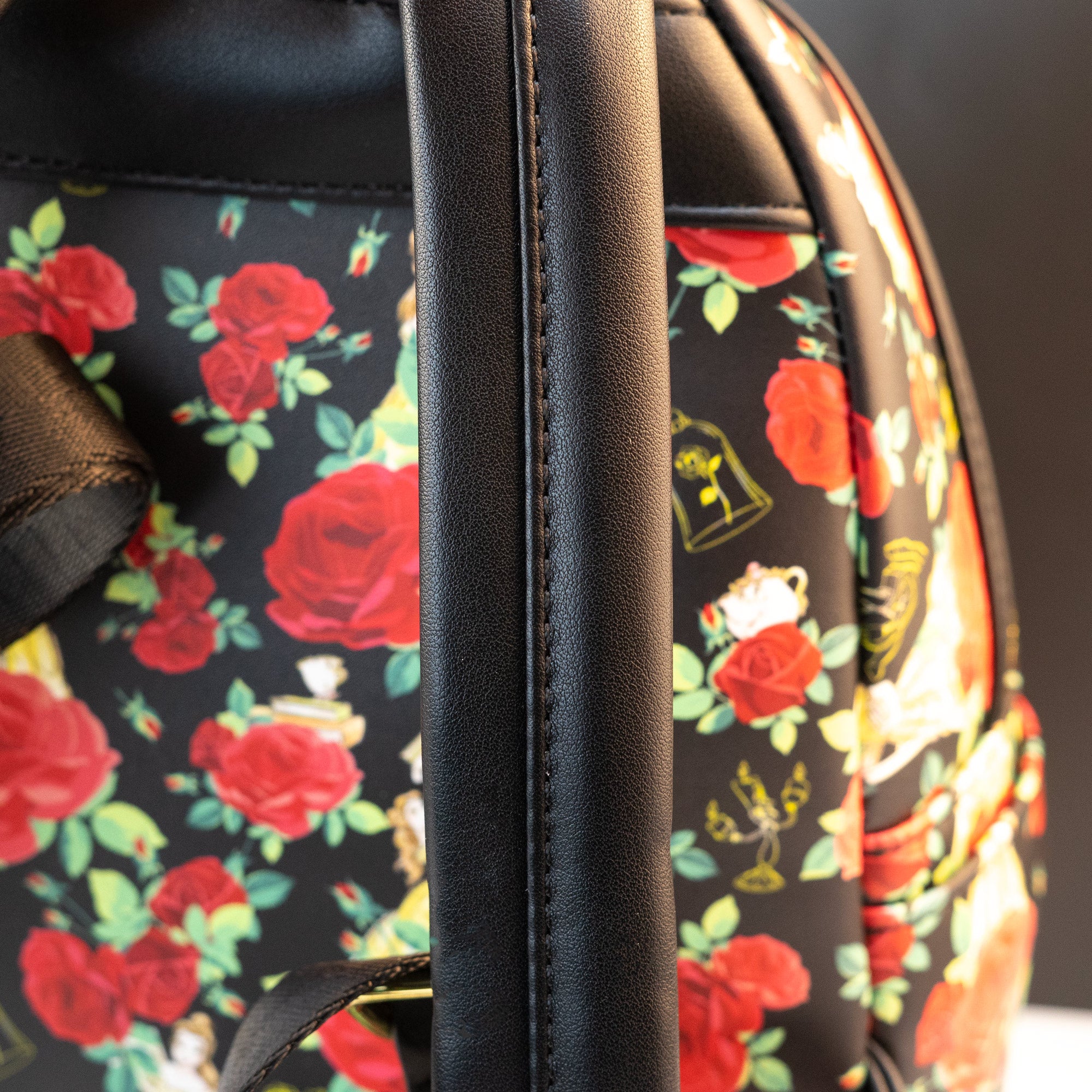 Loungefly x Disney Beauty and the Beast Belle Roses Mini Backpack