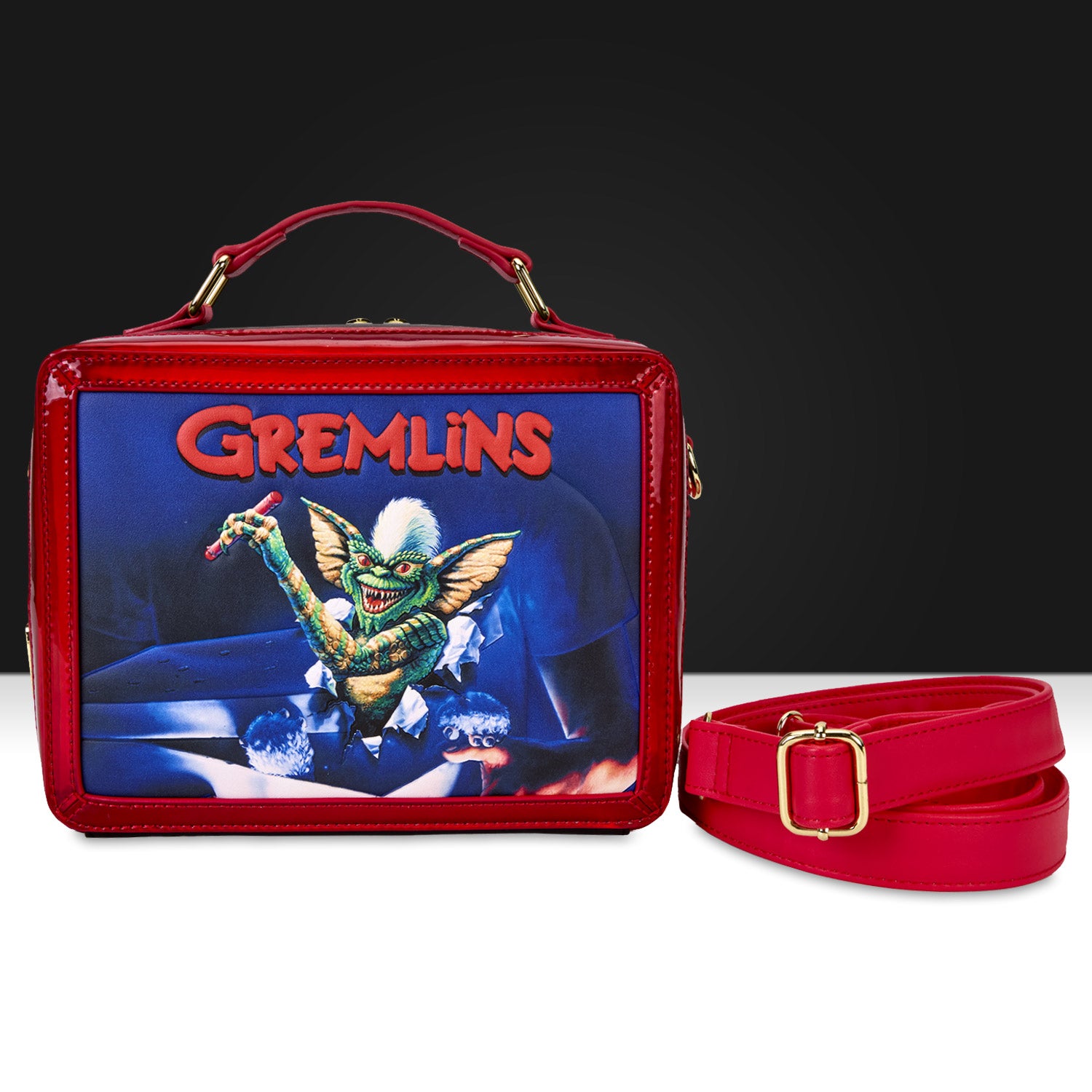 Loungefly x Gremlins 40th Anniversary Vintage Lunchbox Crossbody Bag