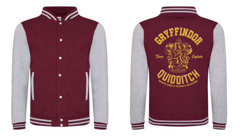 Harry Potter Gryffindor Quidditch Varsity Jacket