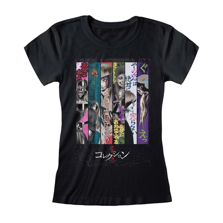 Junji Ito Key Art  Black T-Shirt